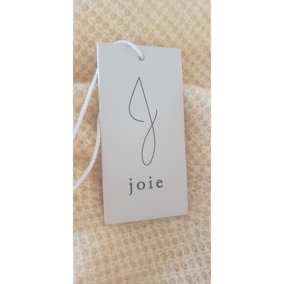 NWT JOEI 100% CASHMERE HENLEY SWEATER SHORT SLEEVE YELLOW LARGE - Picture 6 of 8